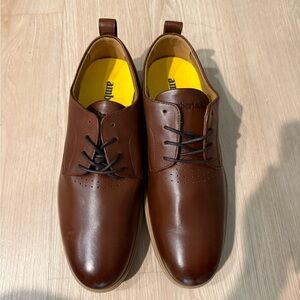 Amberjack Men's Classic Brown Leather Oxfords